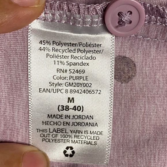 George Purple Collared Short Sleeve Polo Collar Golf Shirt M 38-40 - Picture 4 of 13